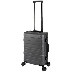 Travelhouse Hartschalen-Trolley Oslo – Robuster Aluminium-Kabinentrolley mit TSA Schloss - Koffer für Handgepäck, 44 Liter Volumen, extrem bruchsicher und leicht. Ideal für sichere Reisen mit integriertem TSA Zahlenschloss.