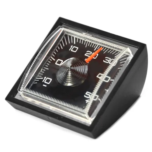 Historisches Bimetall Auto Thermometer 1972 mit Halter RICHTER / HR Art. 4680