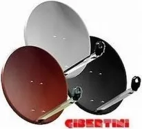 Antenne Gibertini 85 cm Alu Anthrazit L-Serie - SAT-Antenne mit 85 cm Durchmesser, ideal für hohe Signalqualität und Wetterbeständigkeit, perfekt für den Empfang in herausfordernden Bedingungen.