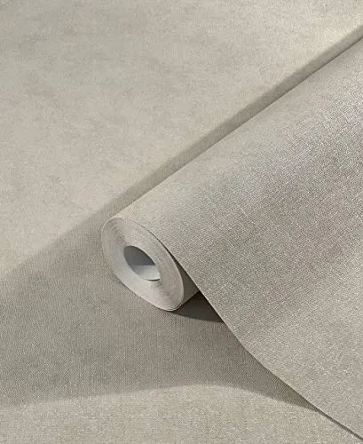 Marburg Vliestapete uni beige - Moderne Vliestapete für Wohnzimmer, Schlafzimmer und Küche, lichtbeständig und rückstandslos abziehbar – für einfache Verarbeitung ohne Tapeziertisch.