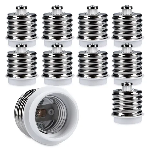 10x Lampensockel Adapter Konverter E40 Fassung auf E27 Sockel Lampenadapter