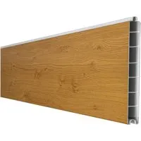 GroJa BasicLine schmal PVC-Steckzaun Asteiche Natur