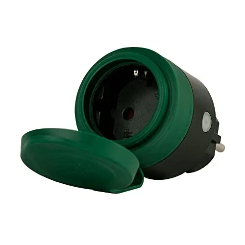 essentials Smart Home Schaltsteckdose 16A Outdoor – Intelligente Gerätesteuerung per App - Einfache Steuerung Deiner Geräte im Außenbereich mit bis zu 16 A. Programmiere individuelle Zeitpläne über die kostenlose App und steuere per Sprachbefehl mit Alexa oder Google Assistant.