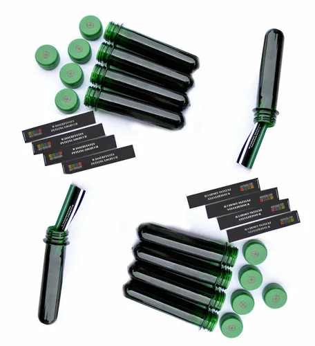 PEtling mit wasserfestem Logbuch Geocache Stadt Wald Tube Röhrchen plastik 10 x