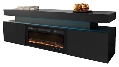 Mirjan24 TV Schrank Serkuzo EF 2D mit Elektrischem Kamin von Mirjan24