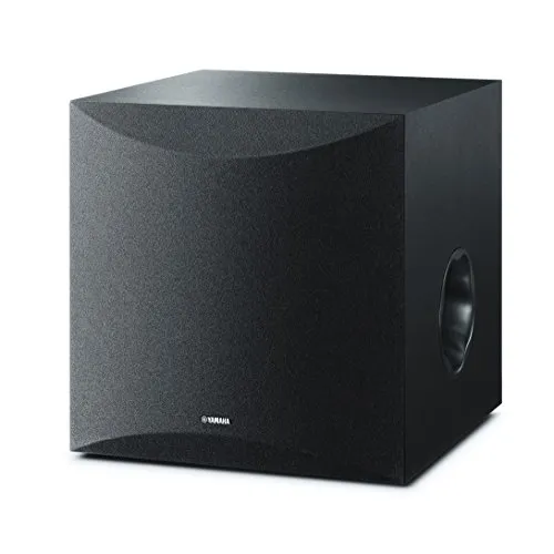 Yamaha NS-SW100 Subwoofer - Subwoofer mit 25-180 Hz Frequenzbereich, bietet knackige Bässe durch Advanced YST II Technologie und Twisted Flare Port für verbesserten Luftstrom.