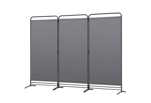 Angel Living 3-teiliger Klappbarer Paravent - Paravents & Raumteiler - Flexibel einstellbar in verschiedenen Formen, ideal für Schlafzimmer, Büro oder Garten, und sorgt für Privatsphäre.