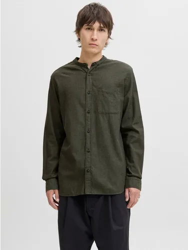 Jack&Jones Essentials Jjeband Melange Shirt L/S Sn - Komfortables Langarmhemd für Erwachsene, ideal für jeden Anlass. Das vielseitige Design und der angenehme Schnitt sorgen für einen stilvollen Auftritt.