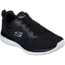 Skechers Bountiful - QUICK PATH Damen Sneaker - Modischer Trainingsschuh mit weichem Strickmesh-Obermaterial und gepolsterter Memory Foam Einlegesohle für optimalen Komfort. Ideal für sportliche Aktivitäten und den Alltag.