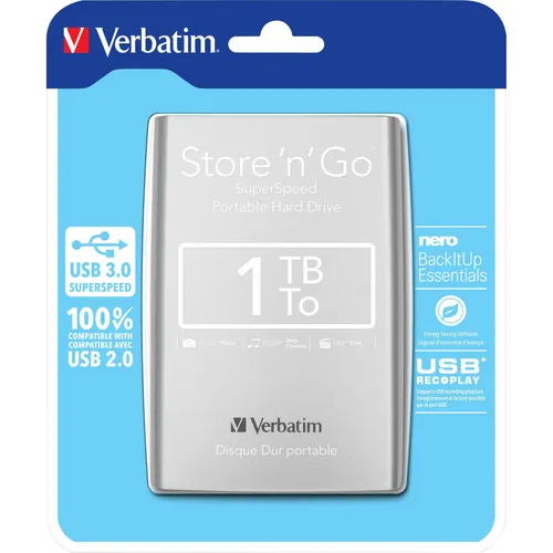 Store n Go Portable - Externe Festplatte 1TB, USB 3.0, kompakt und schnell für unterwegs