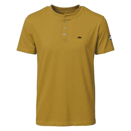 FORSBERG Poloshirt mit Stehkragen in Gelb/Schwarz von Forsberg