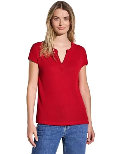 STREET ONE Shirttop im Tunika Stil rot 40 von Street One