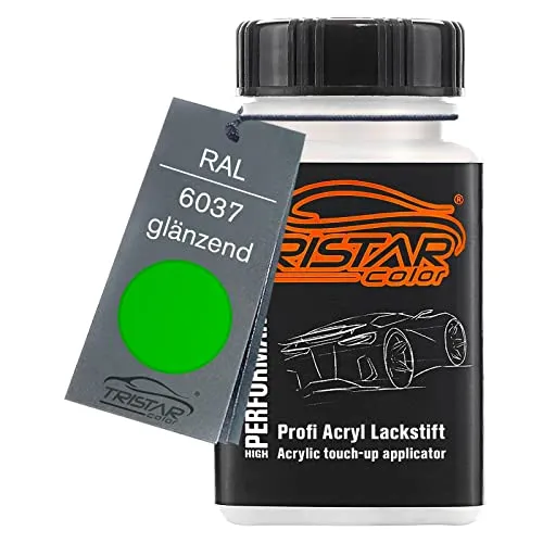 TRISTARcolor RAL 6037 Reingrün/Pure Green glänzend Lackstift 50 ml schnelltrocknend