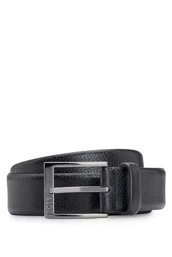BOSS Herren Elloy_sz35 Gürtel, Schwarz, 85 EU - Eleganter Gürtel aus hochwertigem Material, ideal für stilvolle Outfits und den täglichen Gebrauch.
