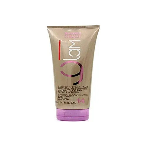 DIKSON Glam 14 MASC COLOR DEFENSE 250ML - Haarmaske für Herren - Intensive Haarmaske mit Bananenduft, ideal für die Pflege schwarzer Haare. Inhalt: 250 ml, für gesunde und glänzende Haare.
