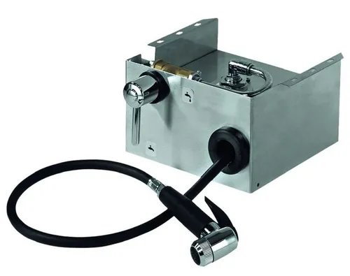 KBS Waschbrause mit 1,6 m Schlauch und Schlauchaufroller 1/2 Rückschlagventil