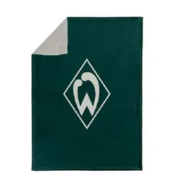 SV Werder Bremen Kuscheldecke Raute 150x200cm - Bettdecken für Fans, weiche und warme Decke im Raute-Design, perfekt für gemütliche Abende und das Anfeuern deines Teams.