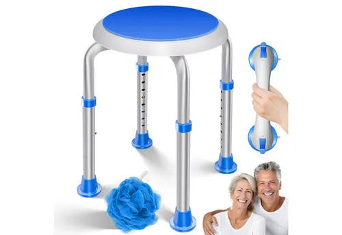 KESSER Badhocker in Weiß/Blau von Kesser