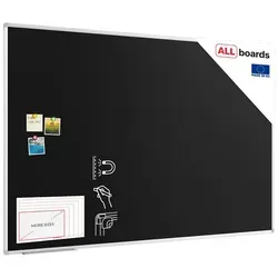 ALLboards Kreidetafel Magnetisch 180x120cm mit Alurahmen von ALLboards