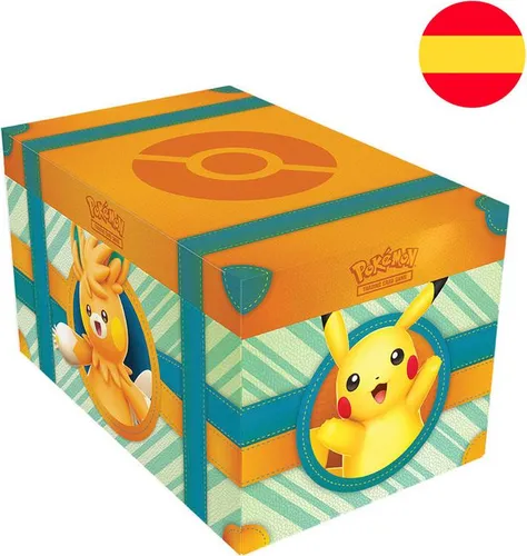 Kolekcjonerska Skrzynka Skarbów Pokemon - Gra Karciana w Jzyku Hiszpaskim
