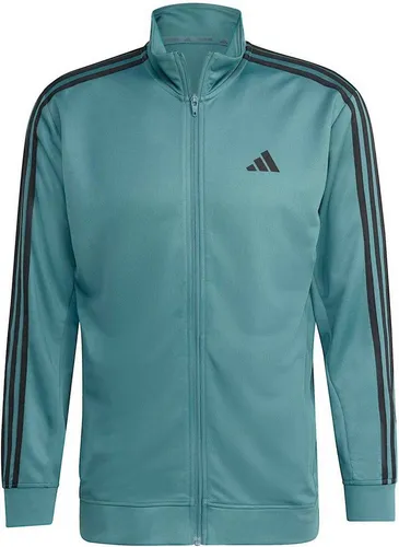 adidas Herren Train Essentials 3-Stripes Training Hooded Track Top - Trainingsjacke aus 100 % recyceltem Polyester, mit CLIMACOOL-Technologie für optimale Atmungsaktivität und Komfort beim Training.