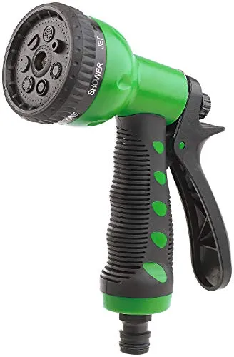 Royal Gardineer Gartenbrause: Brause für Gartenschläuche mit 9 Wasserstrahl-Einstellungen (Multifunktionsbrause, Duschkopf für Gartenschlauch, Garten Bewässerung)