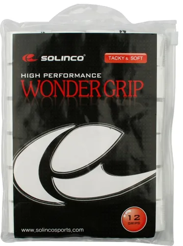 Solinco Overgrip Wonder 0.6mm (Tacky und Soft) weiss 12er Clip-Beutel