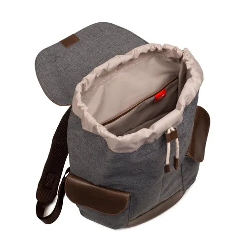 zwei Olli O20 Rucksack - Stone hochwertige Verarbeitung im Vintage Look Daypack