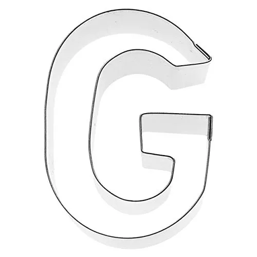 Birkmann, Ausstechform Buchstabe G, Grau, 6 cm, Edelstahl