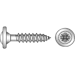 Rückwandschr. 4x13 Z2 blau verzinkt von E/D/E