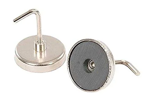 Silverline 695776 Magnetische Haken, 2er-Pckg. 35 mm