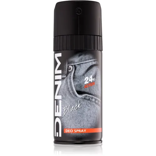 Denim Schwarzes Deodorant Spray, 150 ml - Herren Deo Spray für langanhaltende Frische mit maskulinem Duft. Die ideale Wahl für aktive Männer, die auf Qualität setzen.