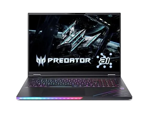 acer Predator Helios 18 AI (PH18-73-91MD) Gaming Laptop, 18