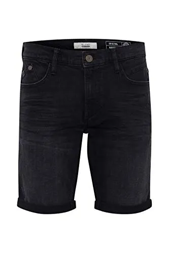 Blend BHGrilitsch Herren Jeans Shorts - Herren-Shorts aus hochwertigem Denim mit leichtem Stretch, lässiger 5-Pocket-Style und coolem Used-Look, perfekt für entspannte Sommer-Outfits.