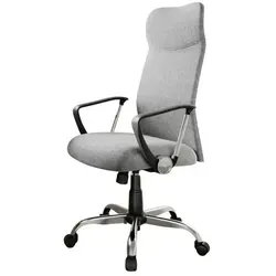 SONGMICS Chefsessel - Ergonomischer Bürostuhl mit atmungsaktivem Netzbezug in Grau - Bürostuhl mit S-förmiger Rückenlehne für optimalen Halt, 90-105° Wippfunktion und hochwertiger Schaumstoffpolsterung für bequemes Sitzen über lange Stunden.