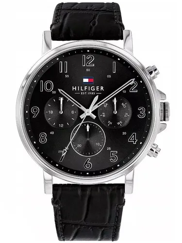 Tommy Hilfiger Herren Chronograph 1710381 Uhr - Armbanduhr mit stilvollem Design und präzisem Chronographen, ideal für modebewusste Herren.