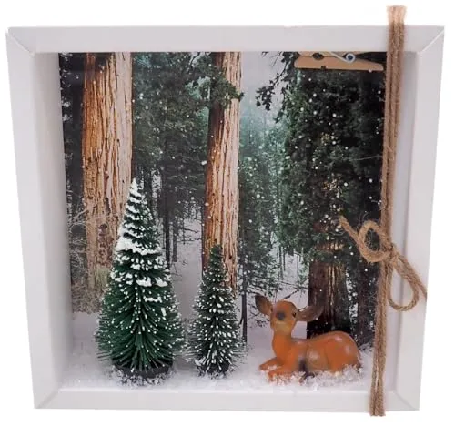 ZauberDeko Geldgeschenk Verpackung Weihnachten Xmas REH Wald Tanne Geschenk Gutschein