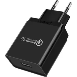 Produktbild Ugreen Ladegert Cd122, 18W, Qc 3.0, Usb (Schwarz) - Schwarz