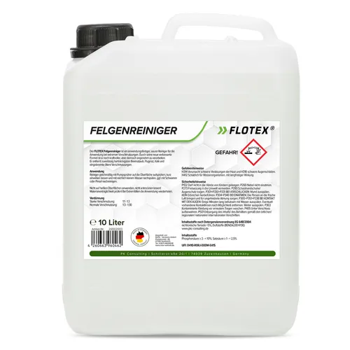 Flotex Felgenreiniger Konzentrat, 10L Auto Felgen Reiniger Pflege