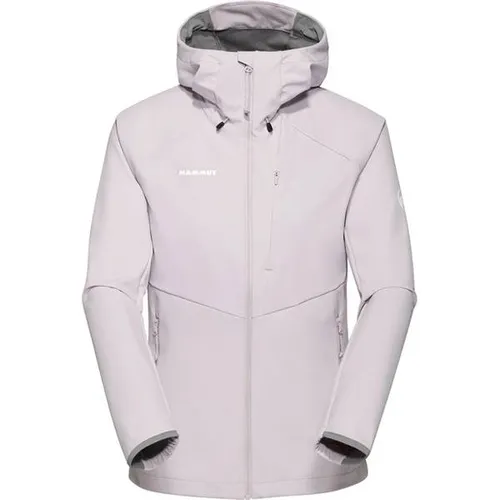 Mammut Ultimate Comfort SO Hooded Jacket Women - Funktionsjacke mit 4-Wege-Stretch für maximalen Tragekomfort und Schutz vor Wind und Wetter, ideal für Outdoor-Abenteuer und Alltag.