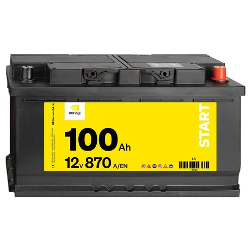 Denagi 100Ah Autobatterie 12V Blei-Säure Hohe Startkraft 870A