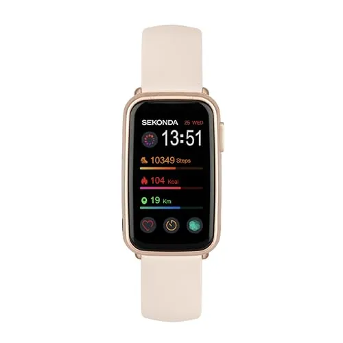 Sekonda Track Smart Watch 26mm mit rosa Silikonband 30170