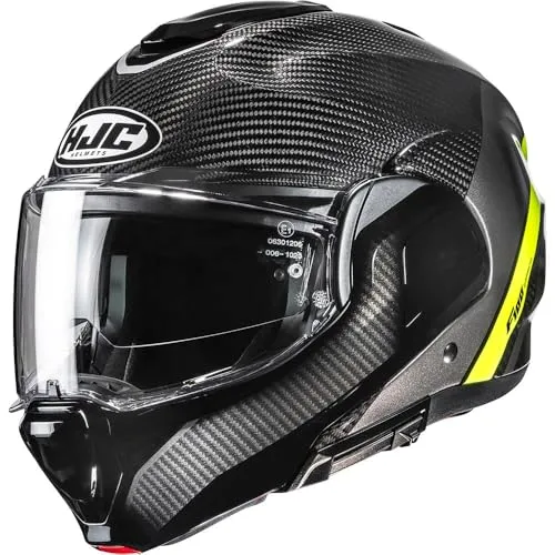 HJC F100 Carbon Klapphelm M in gelb von HJC Helmets