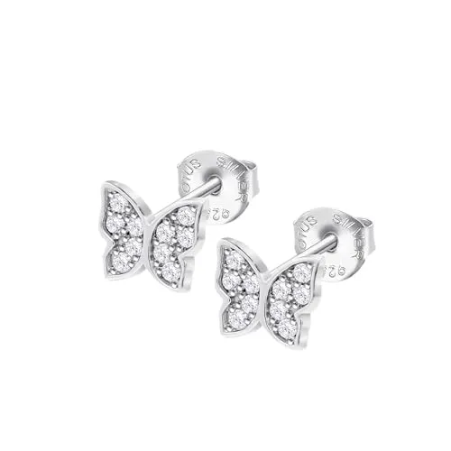 Lotus Silver Ohrringe für Damen aus 925 Sterling Silber - Zarte Ohrringe aus hochwertigem 925 Sterling Silber, nur 0,6 cm Durchmesser – ideal für den täglichen Gebrauch oder als zweites Ohrloch-Accessoire. Elegant, langlebig und hautverträglich für stilbewusste Trägerinnen.