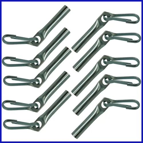 Seilendverschluss mit Simplexhaken für 10mm Expanderseil Planenseil Seil 10