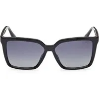 Guess GU00099 Sonnenbrille in Blau und Schwarz - Moderne Sonnenbrille für Damen mit polarisierten Gläsern. Stilvolles Design in Schwarz und Blau, ideal für jeden Anlass. Genießen Sie klaren Sichtschutz und einen eleganten Look.