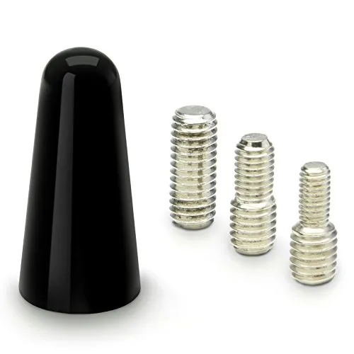 Adapter Universe Kurzstab-Dachantenne Autoantenne Adapter 16V 3cm GSM GPS AM/FM Stabantenne Ersatzantenne Kfz Kompatibel mit Hyundai Schwarz Antennen-Adapter