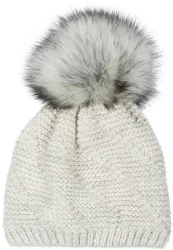 styleBREAKER Unisex Einfarbige Strick Bommelmütze mit Fleece Futter - Warme Strickmütze mit feinem Strickmuster und weichem Thermo-Fleece Futter. Ideal für kalte Temperaturen, Unisex Design und elastisches Material für angenehmen Tragekomfort.