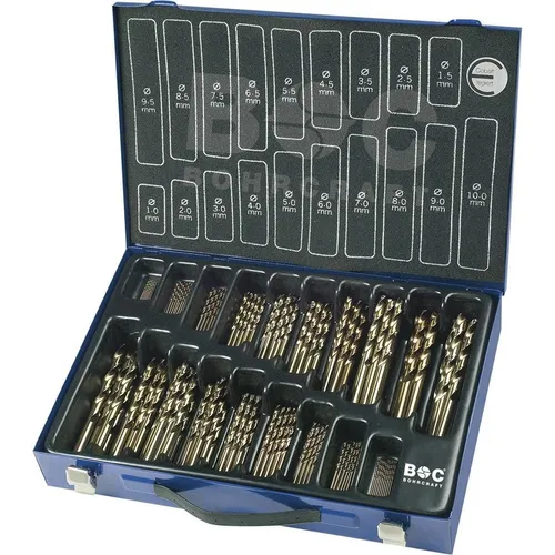 BOHRCRAFT Bohrer-Magazinbox DIN338RN HSS Co5 70-teilig