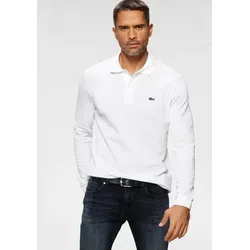 Lacoste Langarm-Poloshirt Basic Style in Weiß XXXL - Klassisches Langarm-Poloshirt aus 100% Baumwolle, ideal für lässige Anlässe. Mit hochwertiger Logostickerei und bequemem Schnitt für optimalen Tragekomfort.